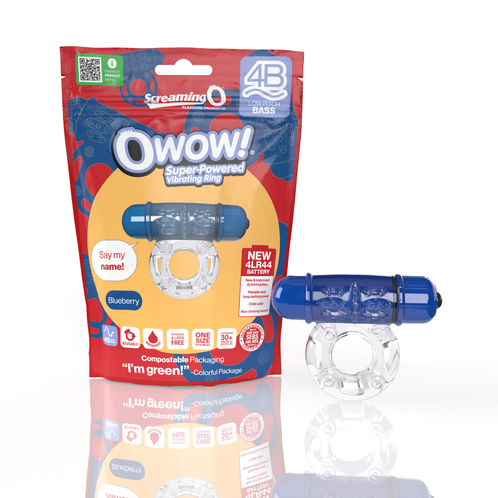 4B OWow Vibrating Ring Screaming O Deep Bass Vibe Screaming O Pleasure Products 4B OWow Vibrating Ring Screaming O Deep Bass Vibe Screaming O Pleasure Products
