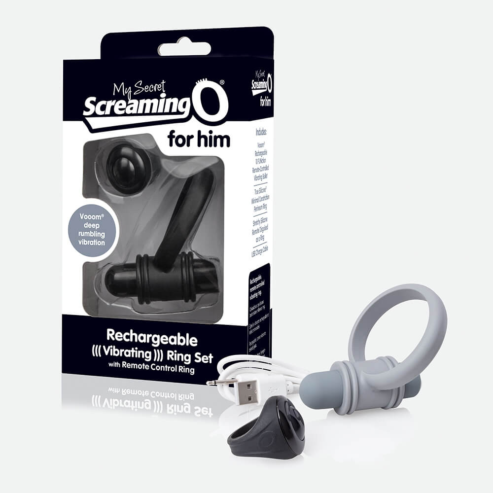 My Secret Screaming O® Bullet and Ring for Him