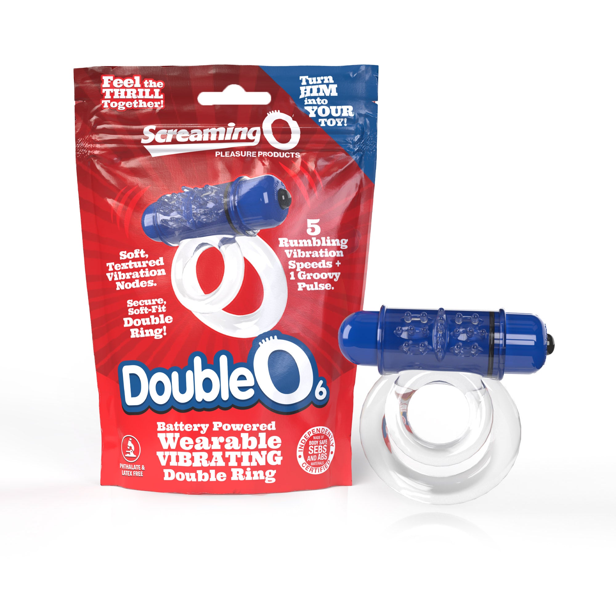 Screaming O® 4B - Deep Rumbling DoubleO® 6 Vibrating Ring