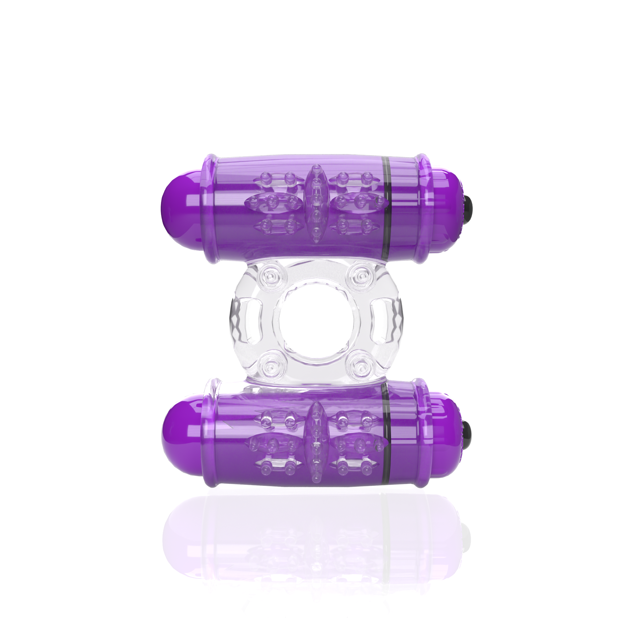 Double Wammy 4B Dual-Motor Vibrating Ring
