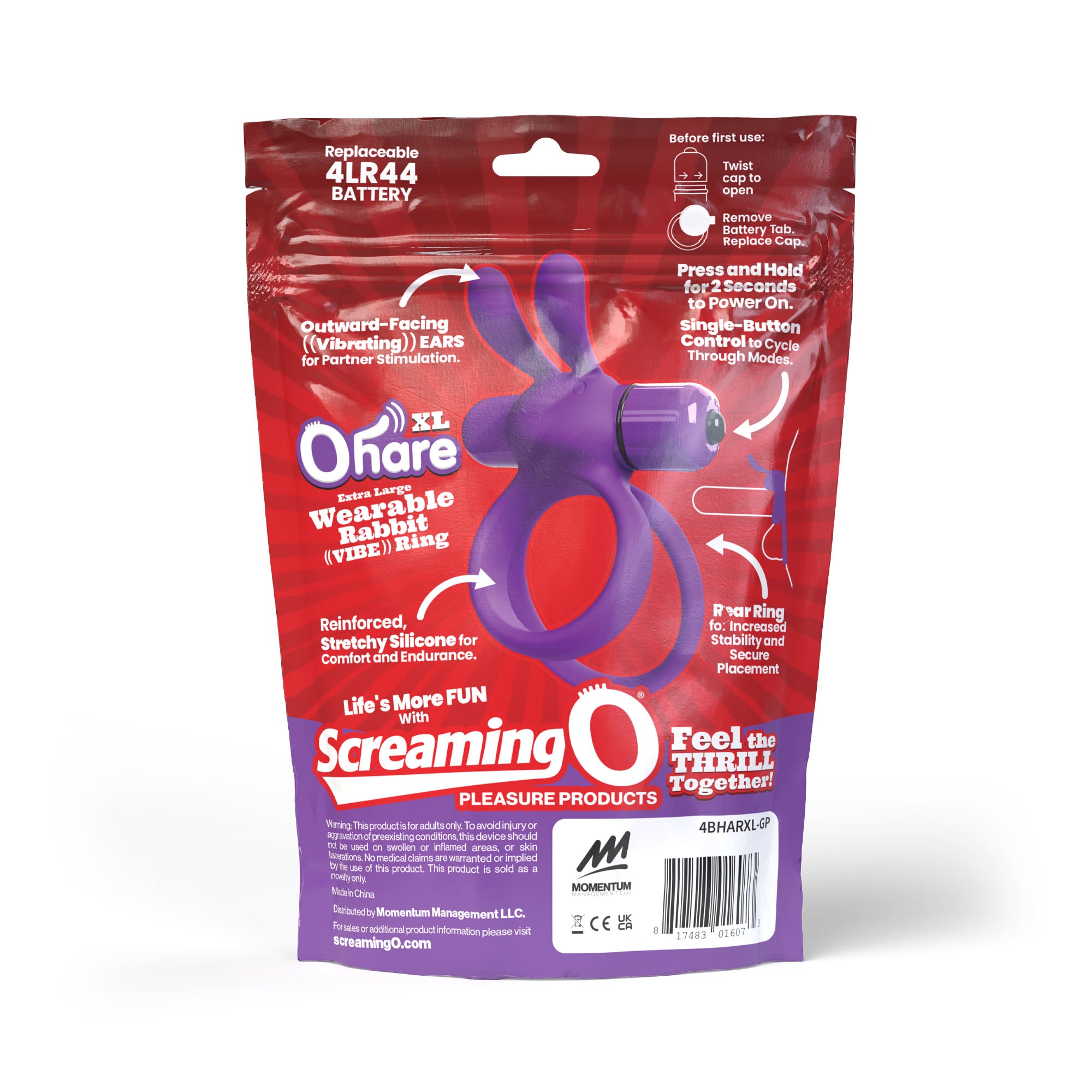 Ohare XL Vibrating Ring 4B