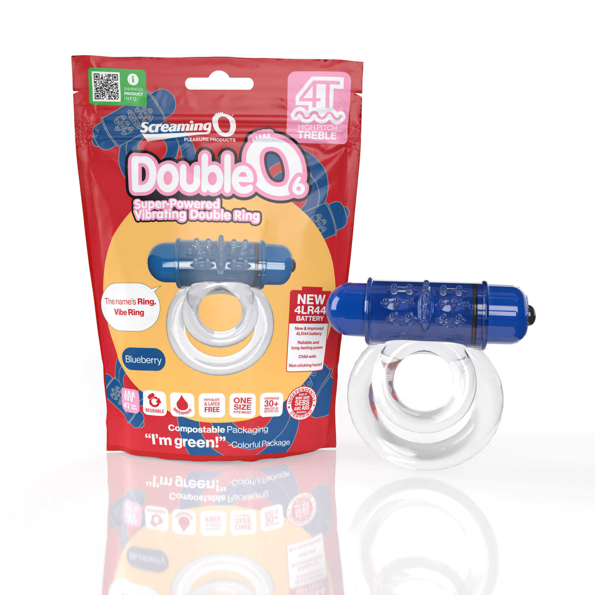 Screaming O® 4T - Tickle & Tease DoubleO® 6 Vibrating Ring