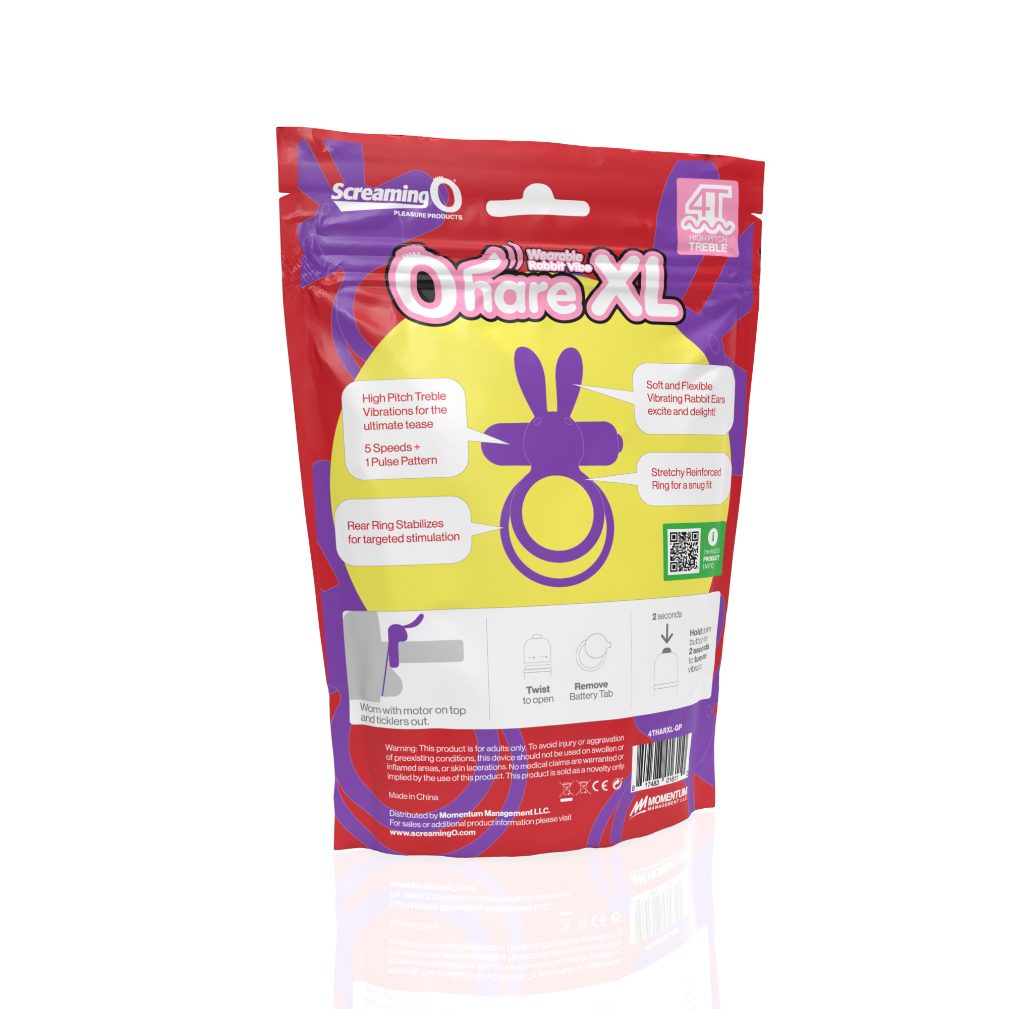 Ohare XL Vibrating Ring 4T