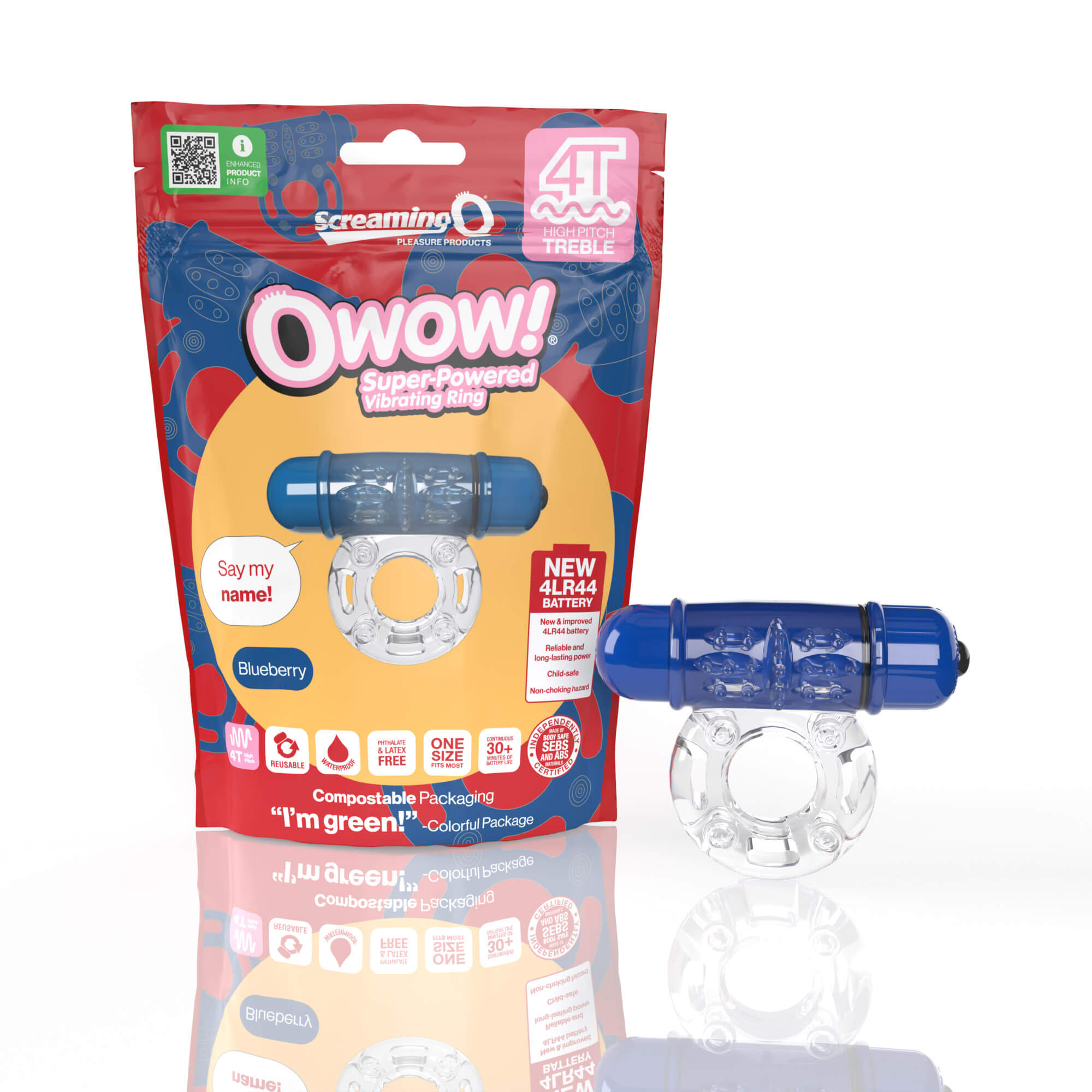 Screaming O® 4T - Tickle & Tease OWow® Vibrating Ring