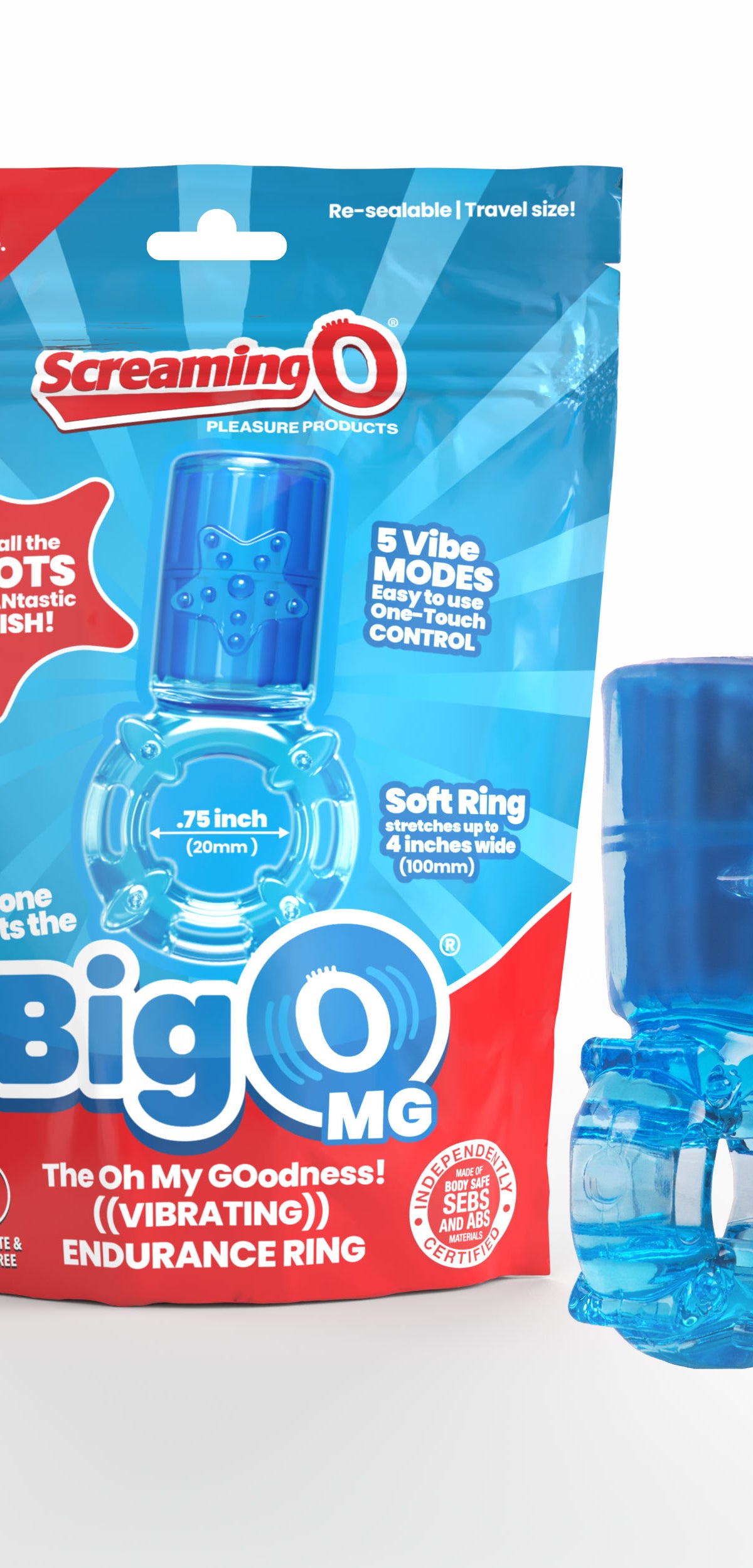 Momentum Management Charged® The Big OMG Vibrating Ring
