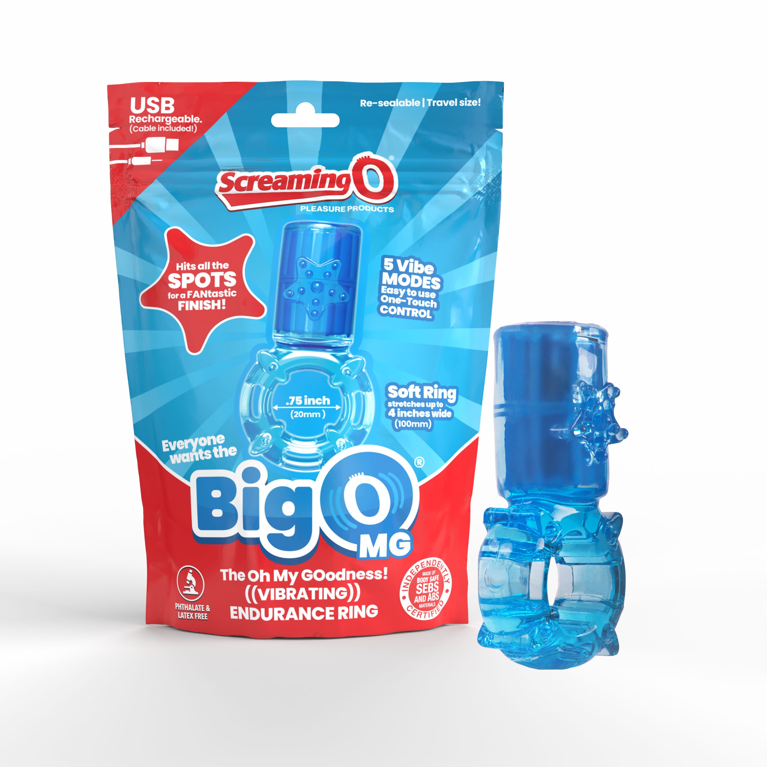 Charged® The Big OMG Vibrating Ring