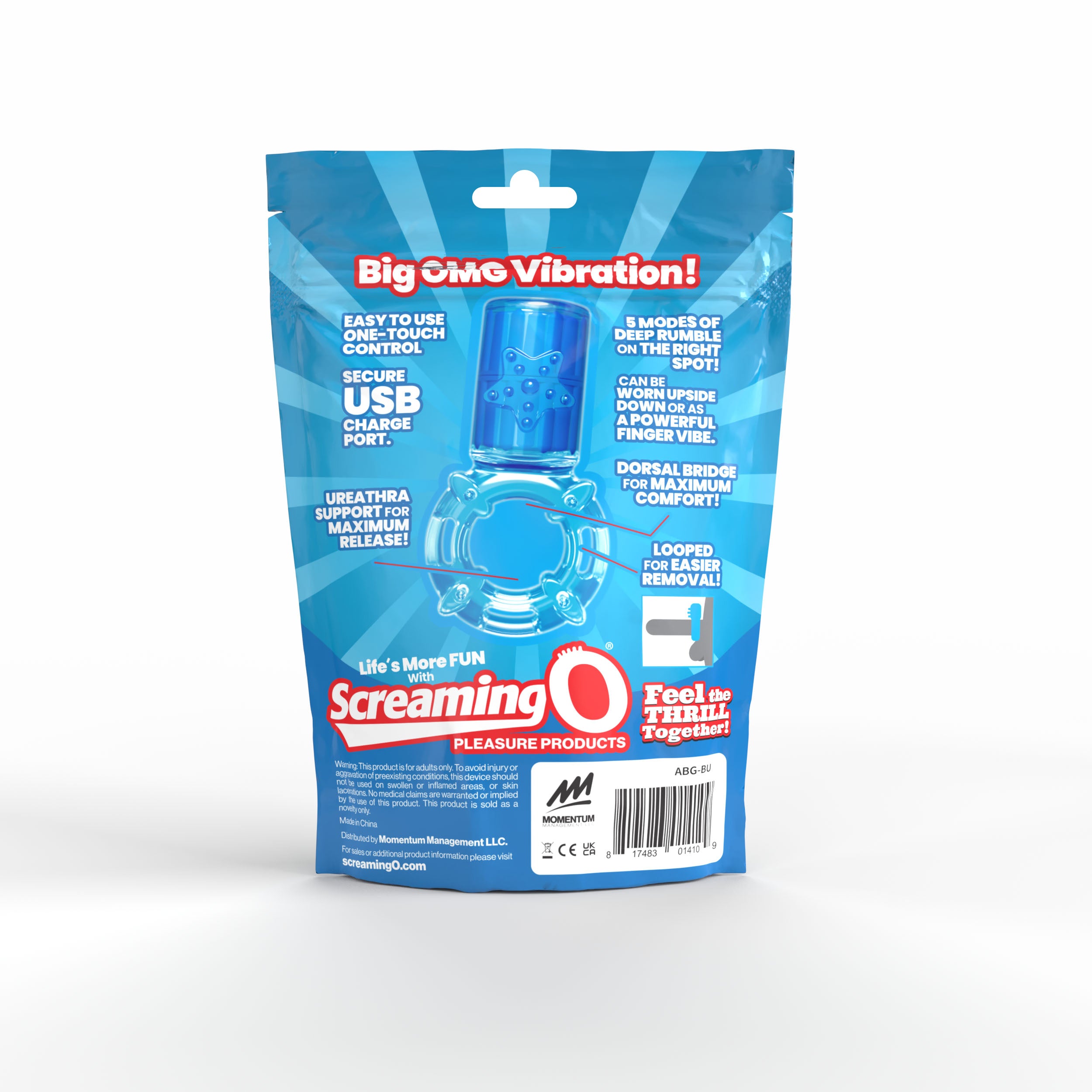 Charged® The Big OMG Vibrating Ring
