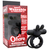 Rechargeable Rabbit-Ear Vibrating Ring