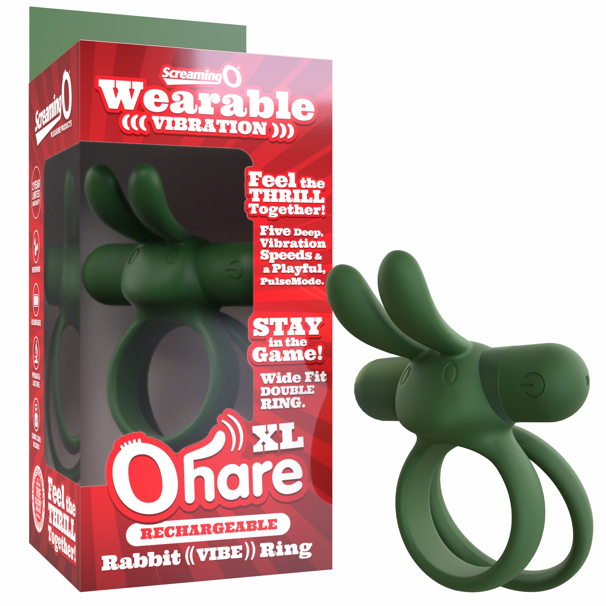 Rechargeable Ohare XL Vibrating Ring