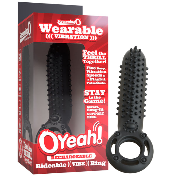 o yeah plus vibrating ring Screaming O Charged Oyeah! Plus Vibrating Cock Ring - Single main image 1