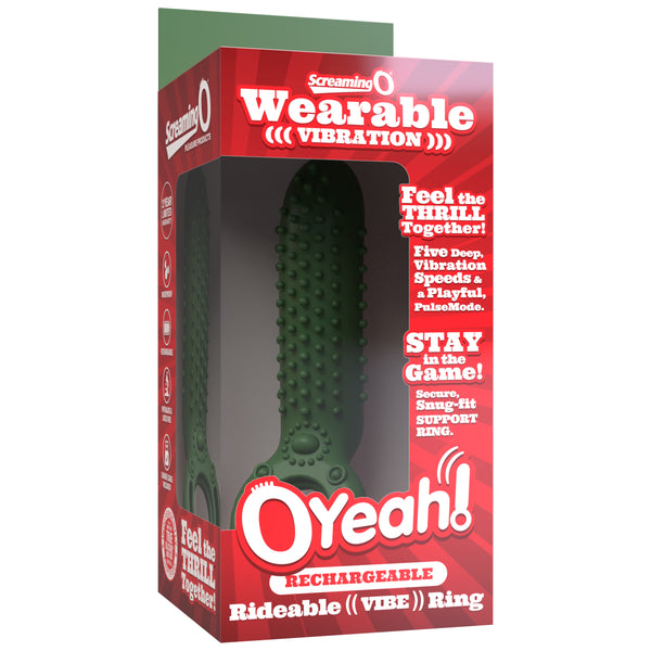 OYeah Rechargeable Vertical Vibrating Ring Screaming O Pleasure Products OYeah Rechargeable Vertical Vibrating Ring Screaming O Pleasure Products