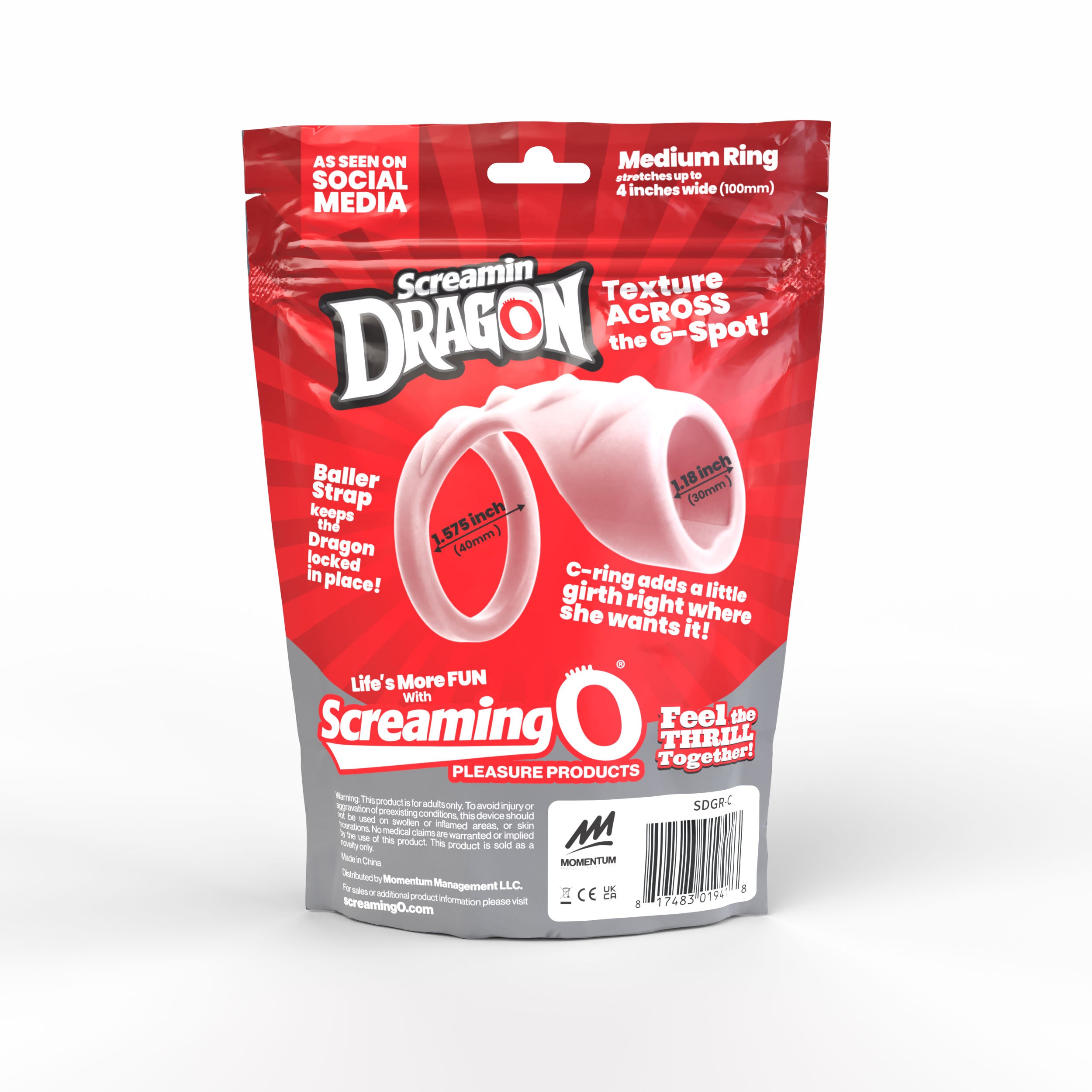Dragon G-Spot Texture Ring