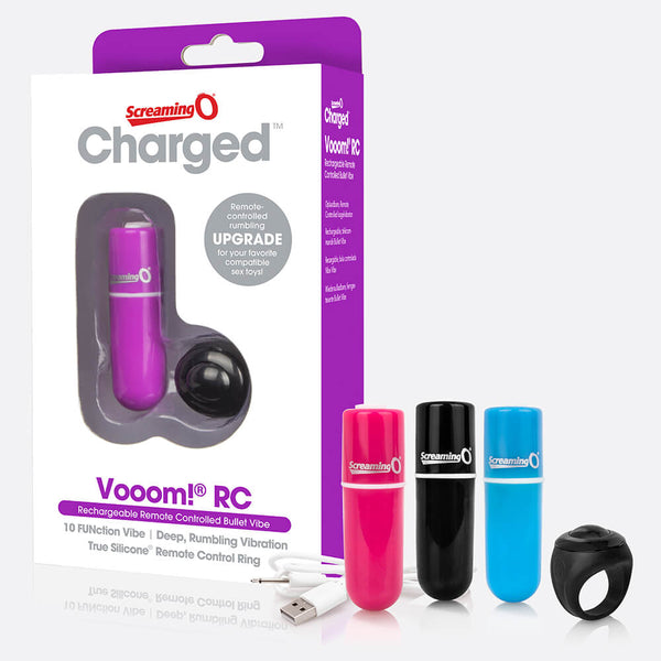 Charged Vooom RC Screaming O Remote Bullet Vibe Screaming O Pleasure Products Charged Vooom RC Screaming O Remote Bullet Vibe Screaming O Pleasure Products