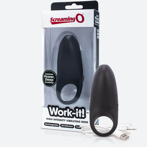 Work-it Charged Ring – Screaming O Rechargeable Vibe – Screaming O Pleasure  Products