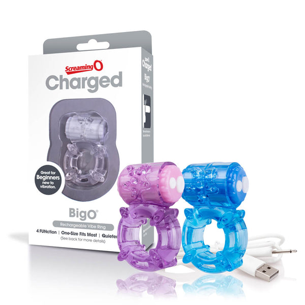 Charged BigO Ring Screaming O Rechargeable Cock Ring Screaming O Pleasure Products Charged BigO Ring Screaming O Rechargeable Cock Ring Screaming O Pleasure Products